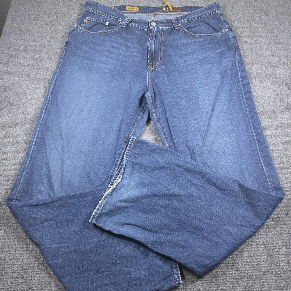 AG Adriano Goldschmied Jeans Mens 38x32 The Prime Relaxed Fit Blue
